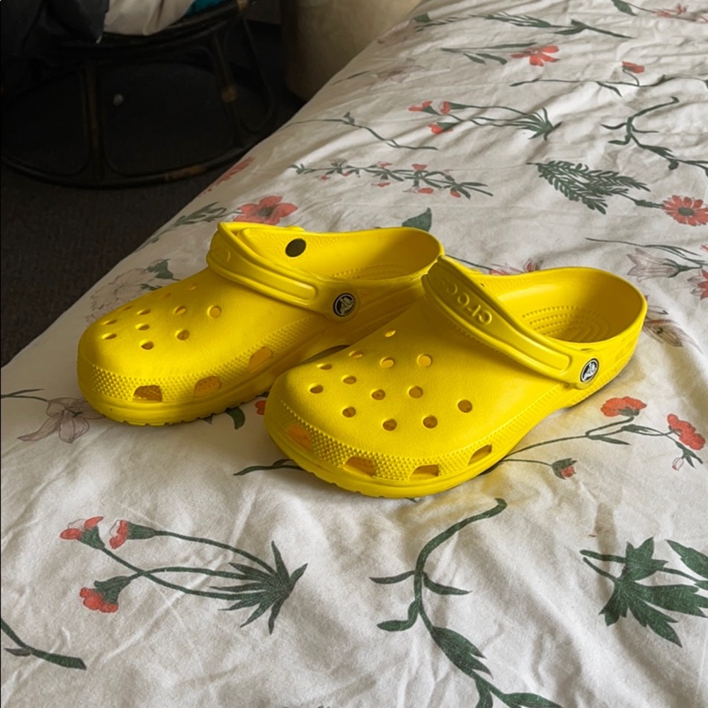 Yellow Crocs
